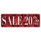 Signmission Sale 20% Off Banner Concession Stand Food Truck Single Sided B-72-30149 - alternate 1
